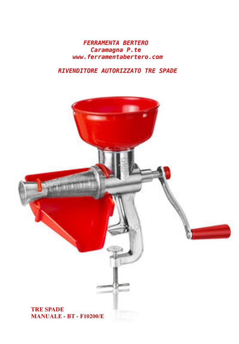Spremipomodoro TRE SPADE BT Cod. F10200/E